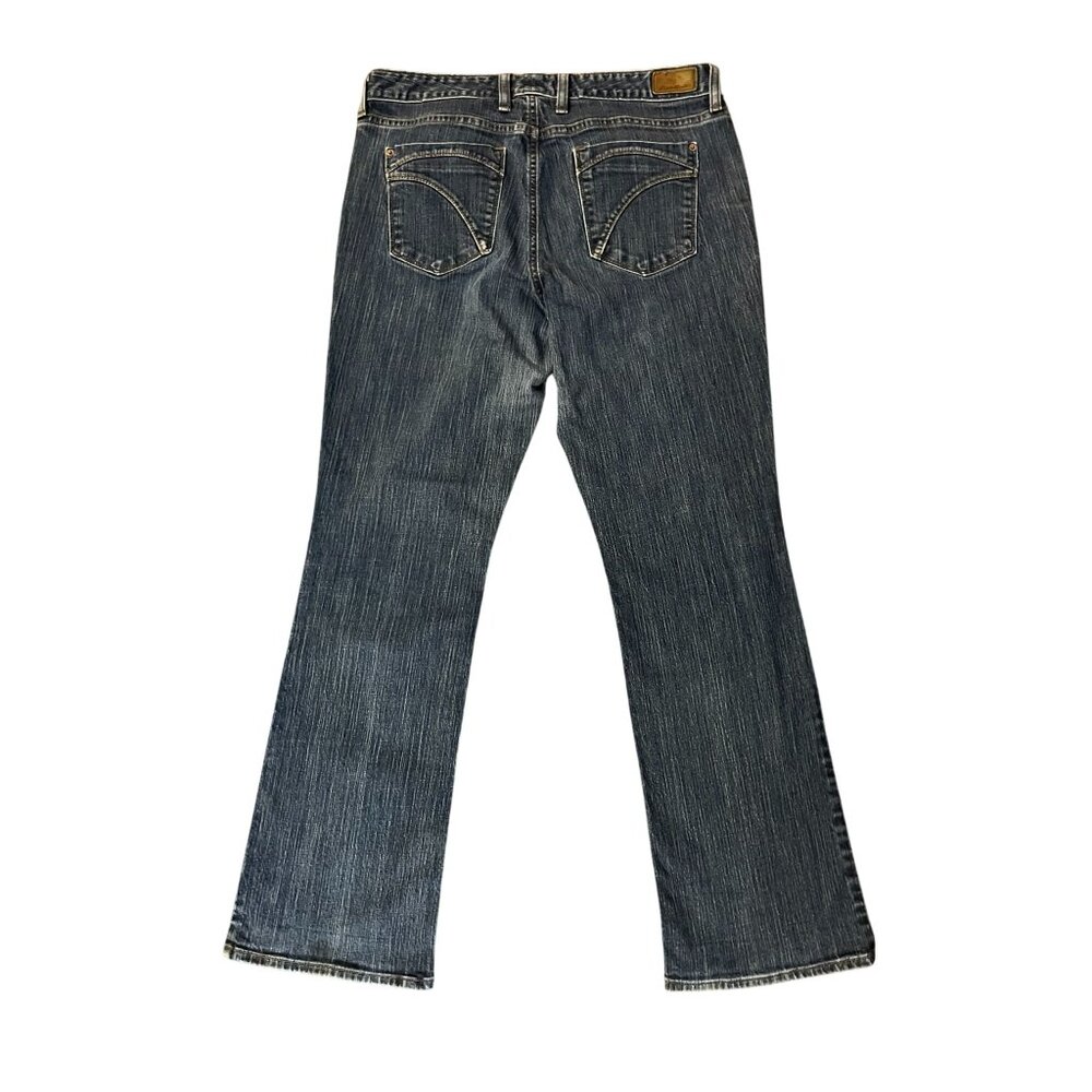 Eddie Bauer Jeans Womens 14R Blue Straight Fit Stretch Cotton Denim Used - Picture 4 of 16
